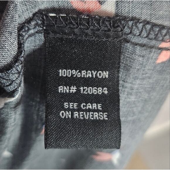 Torrid Black & Hummingbird Sundress with Pockets, sz 2 - Picture 7 of 8